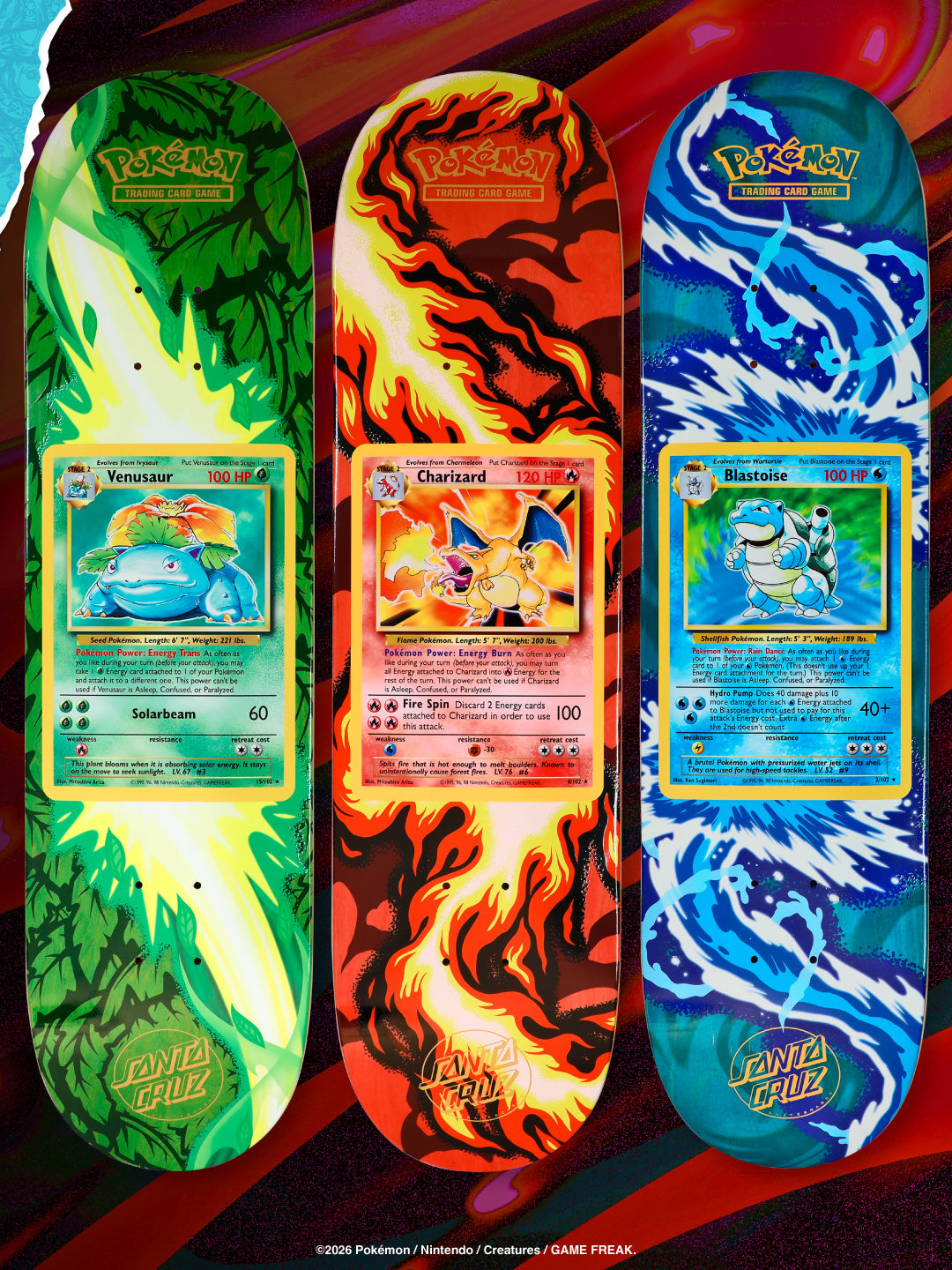 Santa Cruz x Pokémon TCG Blind Bag Skateboard Deck (2026) | HOLORA